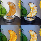 Golden healer moon shape light