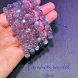 High quality labradorite bracelet 8mm