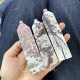 Pink picture stone tower