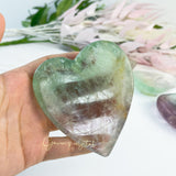 Fluorite Heart Moon Cloud Cat Bowl