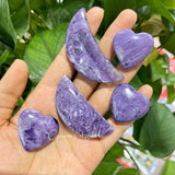 Charoite Moon Star