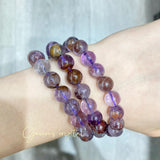 Purple Phantom Quartz Bracelet