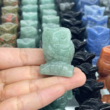 Owl carving