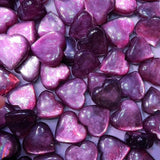 Lepidolite heart