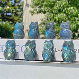 Labradorite owl