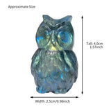 Labradorite owl
