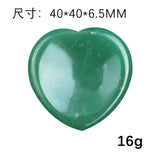 Crystal heart shape worrystone