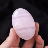 Pink calcite palmstone