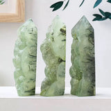 Prehnite druzy tower