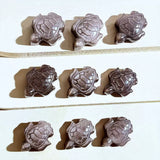 Silver obsidian turtle