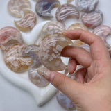 High quality flower agate moon