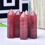 Strawberry quartz tower