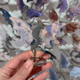 Blue flower agate flying dragon