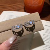 Moonstone ring S925 silver adjustable