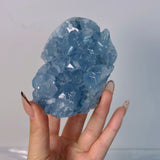 High quality blue Celestine freeform 0.58kg