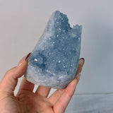 High quality Blue Celestine freeform 0.78kg