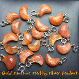 Sterling Silver Sunstone Pendant