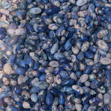 Blue flower agate tumbles 100 grams