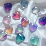 Candy fluorite facted heart