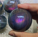 Rainbow Labradorite sphere 0.23kg 5.5cm