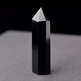 Black obsidian tower