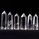 Clear quartz tower