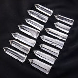 Clear quartz tower