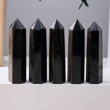 Silver obsidian tower