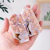 Pink agate tower