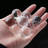 Clear quartz sphere