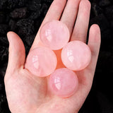 Rose quartz sphere
