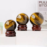 Tiger eye sphere