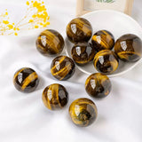 Tiger eye sphere