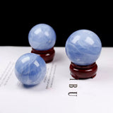 Blue Celestine sphere