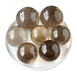 Smoky quartz sphere