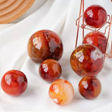 Red agate sphere