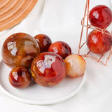 Red agate sphere
