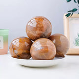 Peach moonstone sphere