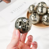 Pyrite sphere (made in Peru)