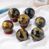 Blue tiger eye sphere