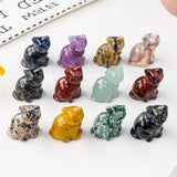 Crystal sitting cat