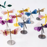 Fluorite butterfly and dragonfly