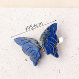 Crystal butterfly hairpin
