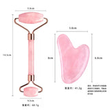 Rose quartz Guasha and face roller