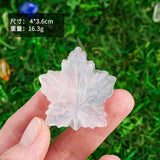 Selenite maple leaves