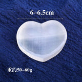Selenite heart shape bowl