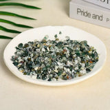 Moss agate chips 100 gram