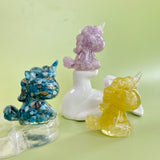 Unicorn resin carving