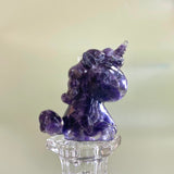 Unicorn resin carving