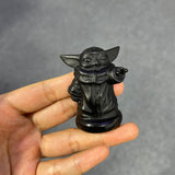 Pokemon carving baby yoda